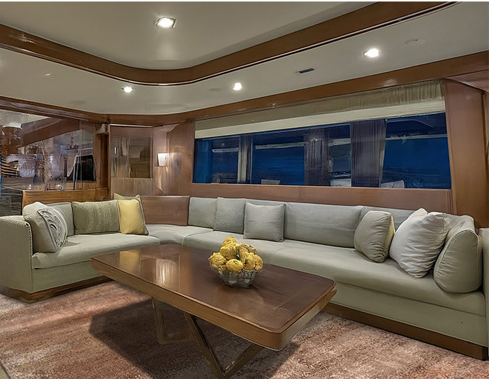 custom carpet decor in yacht